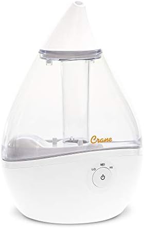 Clear and White Droplet Ultrasonic Humidifier