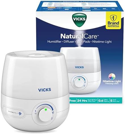 NaturalCare Cool Mist Ultrasonic Mini Humidifier