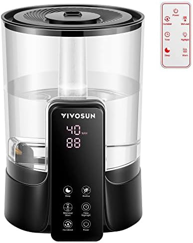 Large 6L Ultrasonic Humidifier with Remote