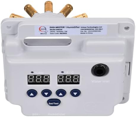 Whole house furnace mount evaporative humidifier