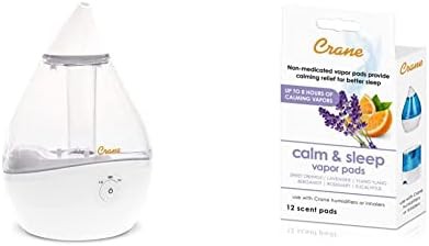 Droplet Ultrasonic Humidifier with Vapor Pads