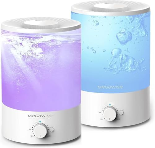 Two Pack Ultrasonic Top Fill Office Humidifiers