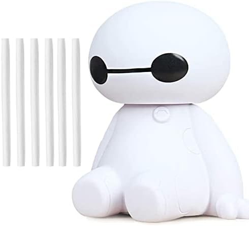 White Desk Humidifier with Cotton Filter Sticks