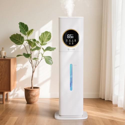 White top fill humidifier for large bedrooms