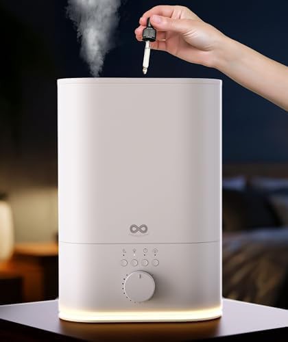 Large 6L Top Fill Ultrasonic Humidifier