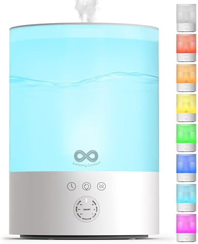 Quiet 2.5L Top Fill Humidifier with Timer