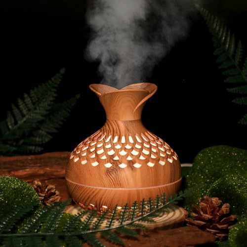Wood Grain Vase Mini USB Cool Mist Humidifier