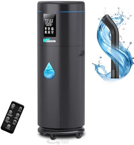 Black commercial greenhouse humidifier with extension tube