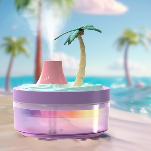 Coconut Tree Mini Rechargeable Cool Mist Humidifier