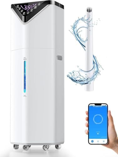 Whole house floor humidifier with mist tube 19L