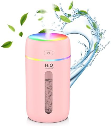 Car and Office Mini Humidifier with Night Light