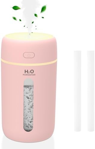 Portable Mini USB Humidifier in Pink