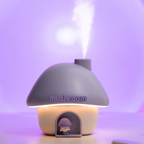 Portable mini humidifier with sunset atmosphere light