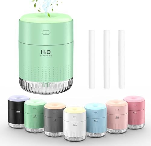 SZO green plant humidifier with colorful lights