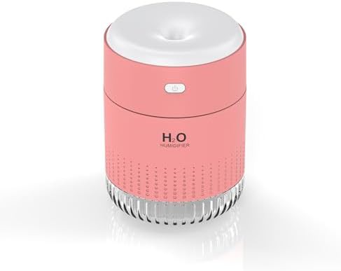 Rose pink 350ml travel mini humidifier