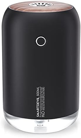Black mini desk plant humidifier 500ml