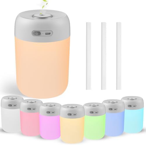 Gray 650ml mini plant humidifier