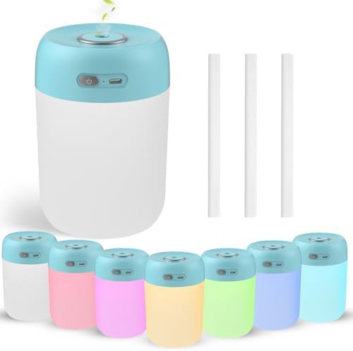 Blue portable 650ml plant humidifier