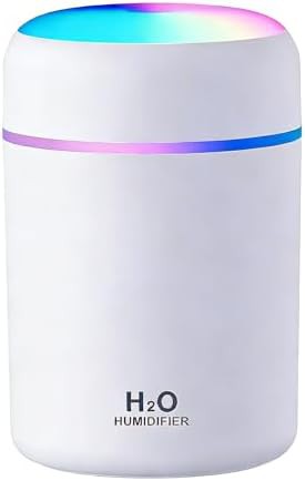 White colorful USB mini desktop humidifier
