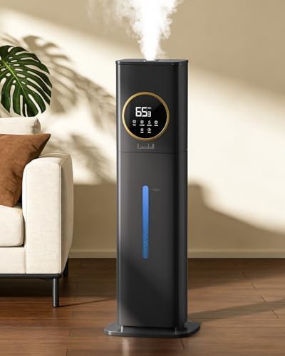 Vertical top fill humidifier for 500 sq ft