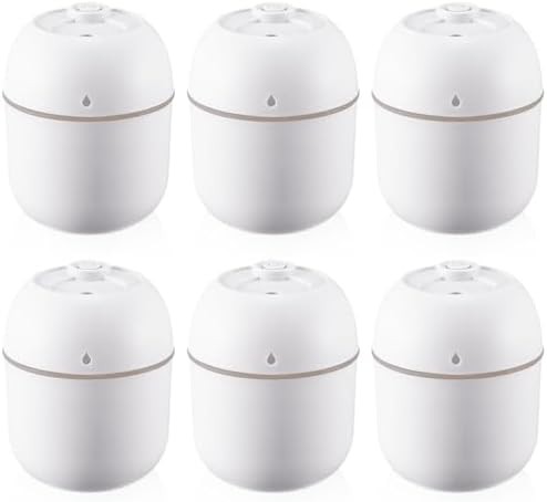 White six piece mini humidifier set